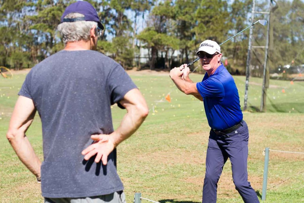 Leigh Hunter Golf Lesson Northern Beaches