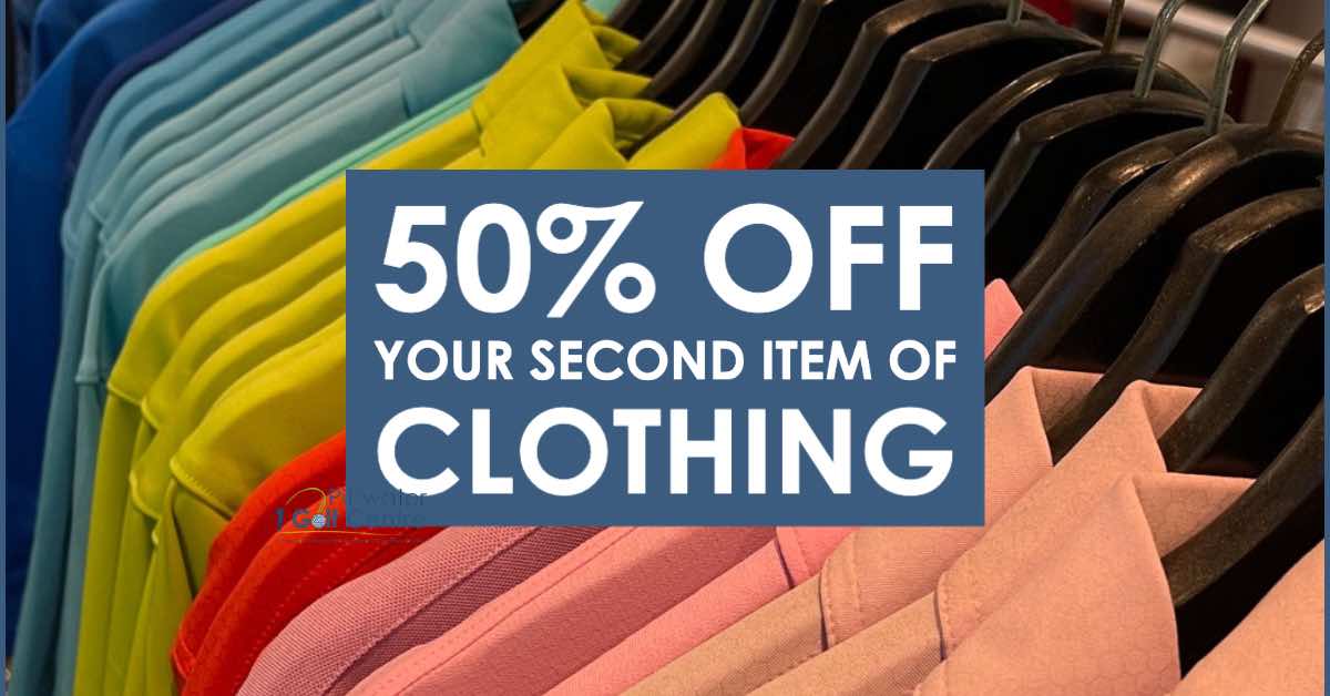 April Newsletter 2023 | 50% OFF your second item of clothing!